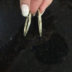 tat2  earrings w stones,,Worn once